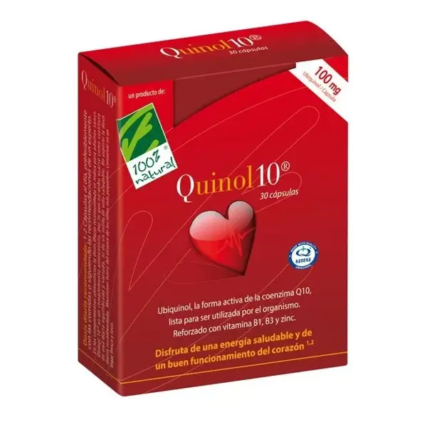 QUINOL10 100MG 30 PERLAS 100% NATURAL