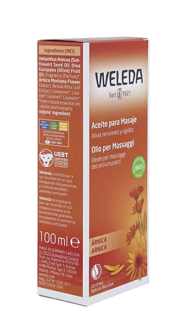 WELEDA ACEITE DE MASAJE CON ARNICA 100 ML