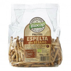 BIOCOP PALITOS ESPELTA SESAMO 150G